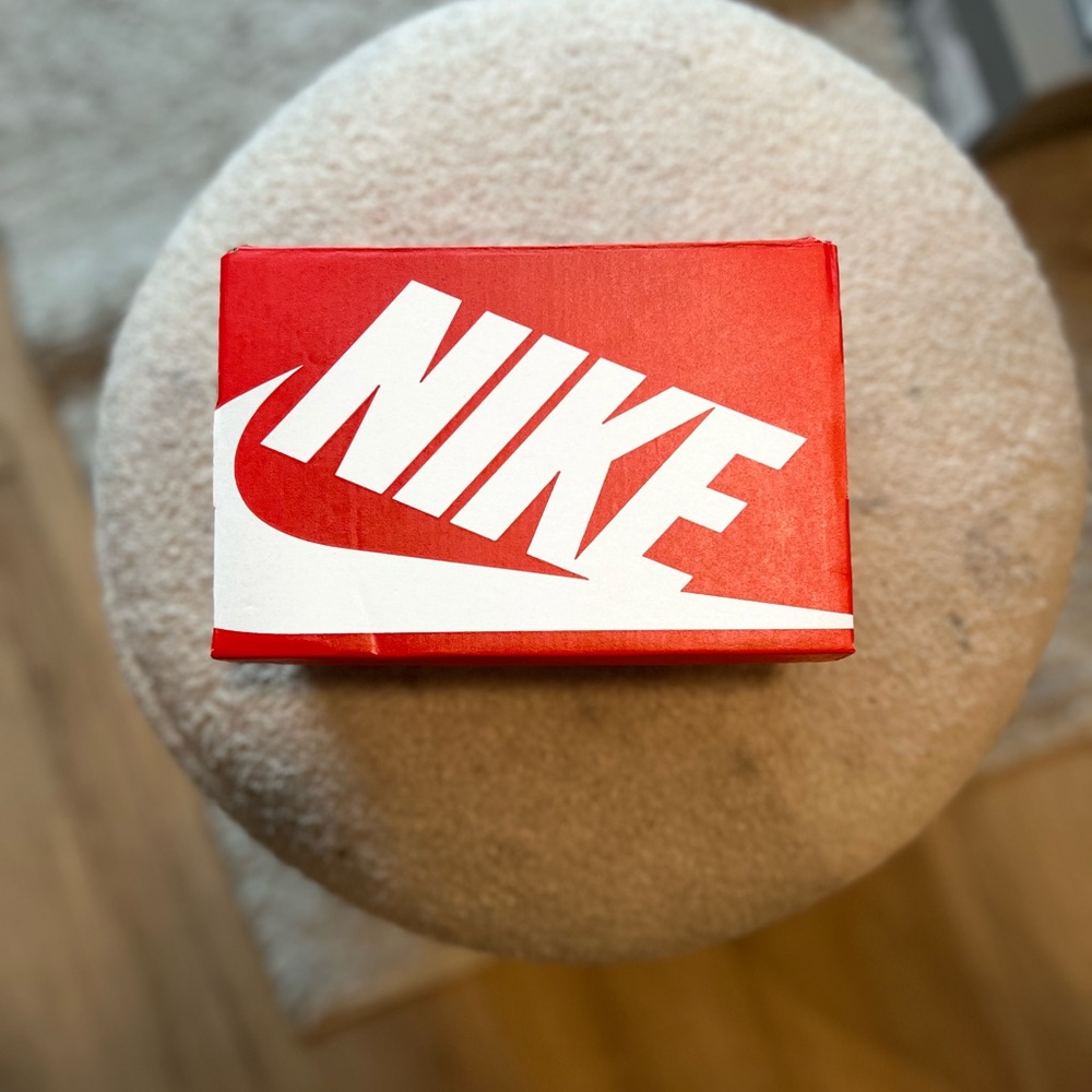 Nike Red and White Shoe Box